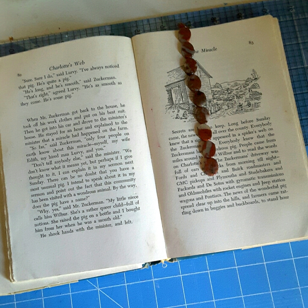 Beaded bookmark